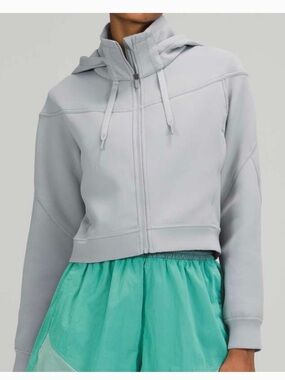 Lululemon Rogue Renegade Zip Hoodie in Rhino Gray Size 12